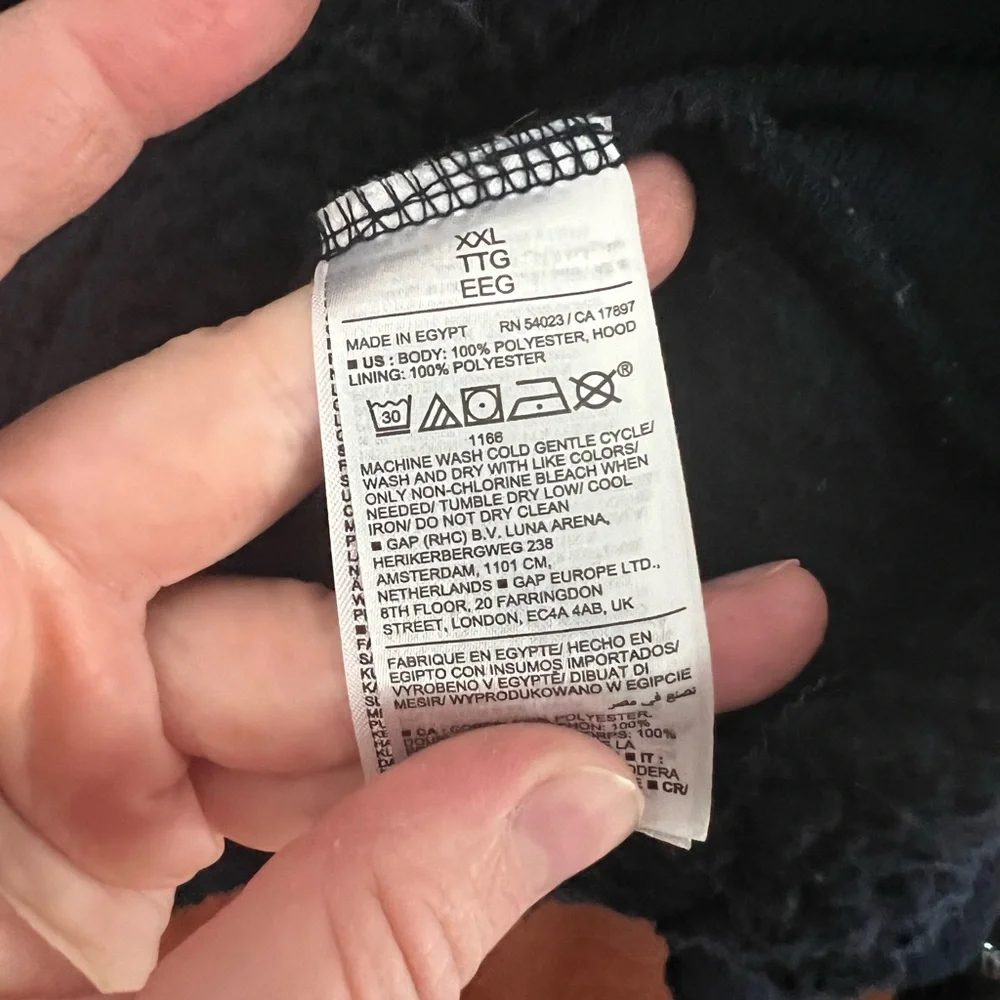 NWOT Old Navy Men's Dark Blue‎ Zip-Up Sweater